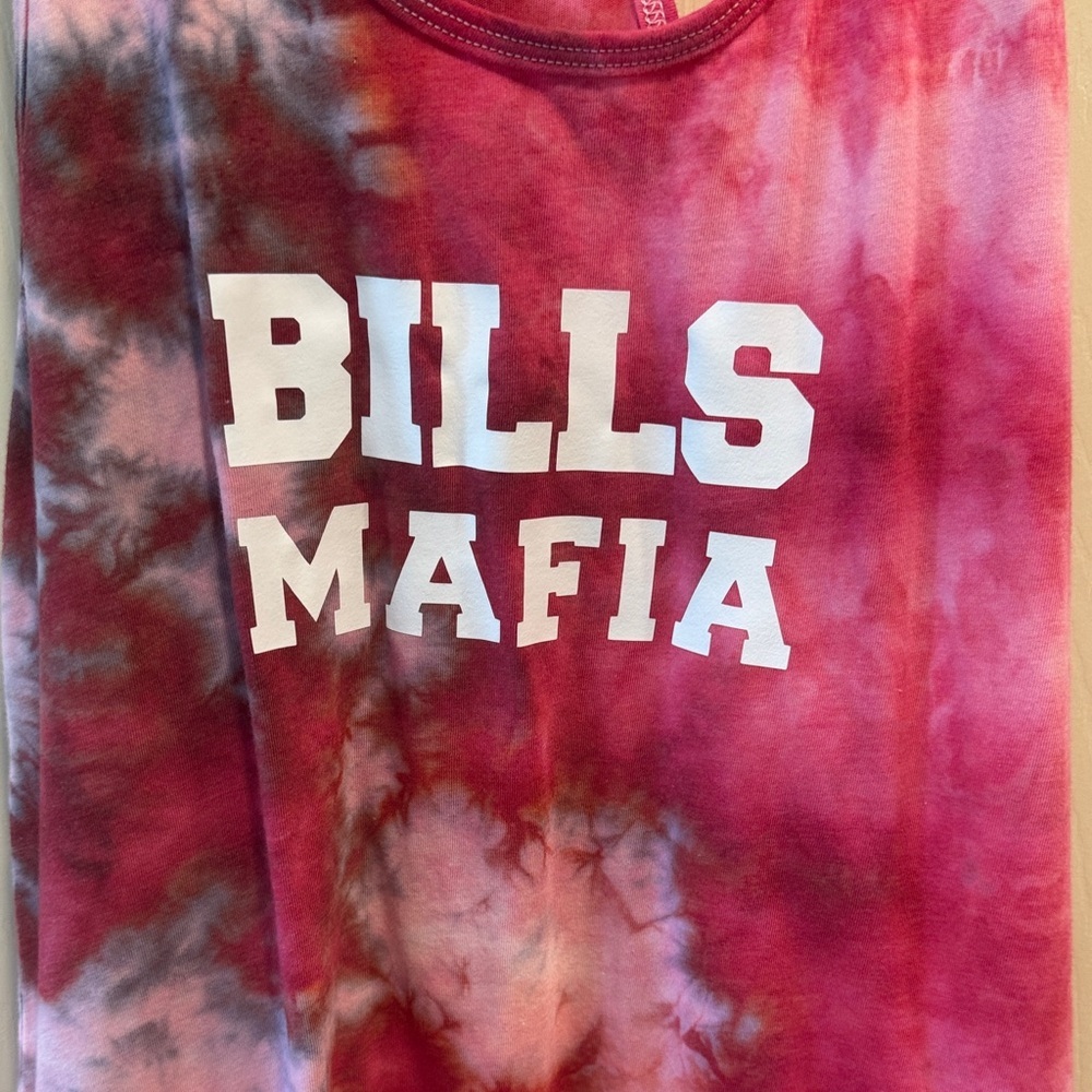 Tie-Dye Buffalo Bills Mafia Tank Top - Picture 4 of 5